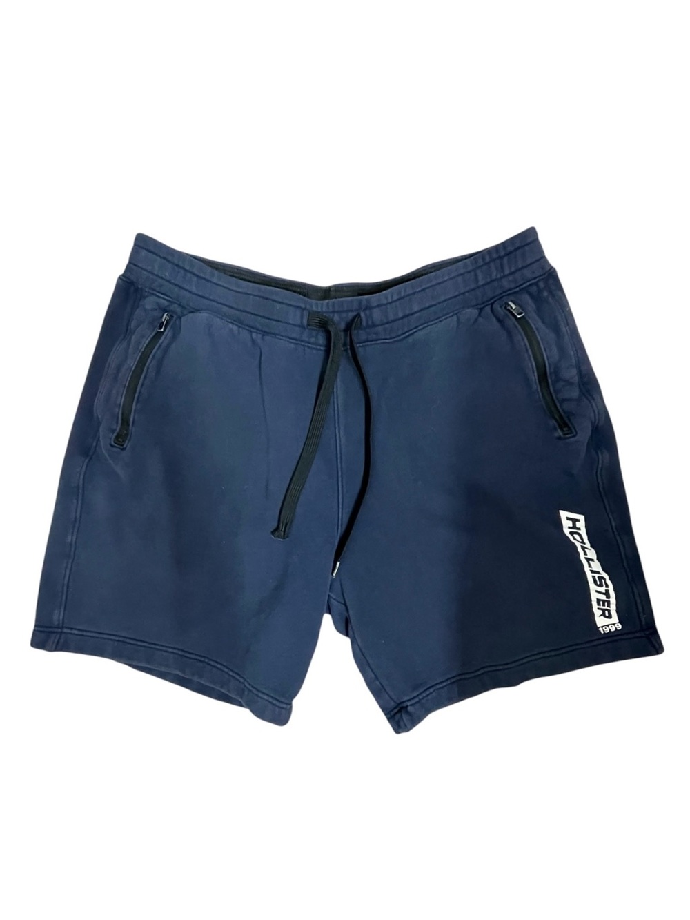 Hollister Navy Sweat Shorts Men’s XL Drawstring Lounge Casual